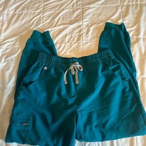 Figs Turquoise Technical Jogger Pants